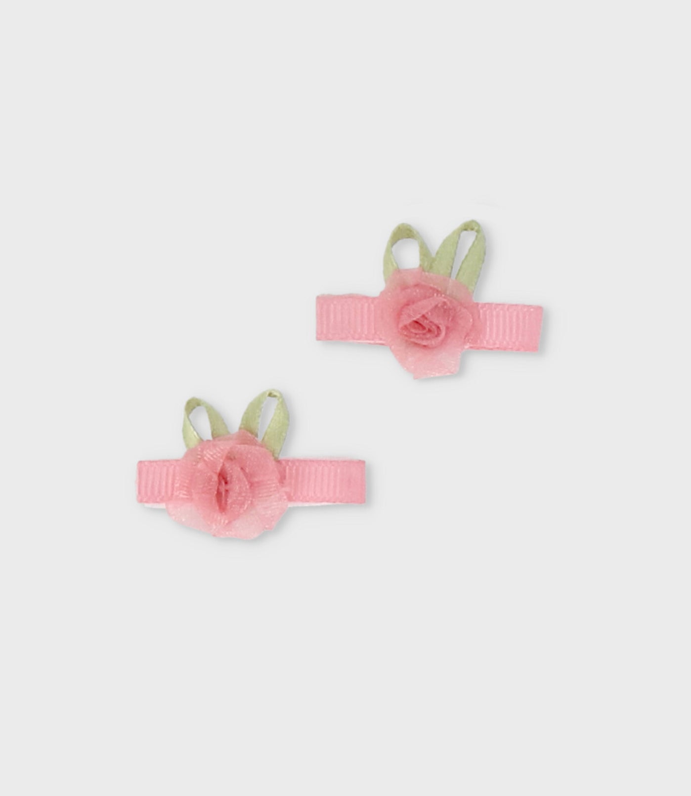 Pinche recién nacida con flor Talla única / Rosado