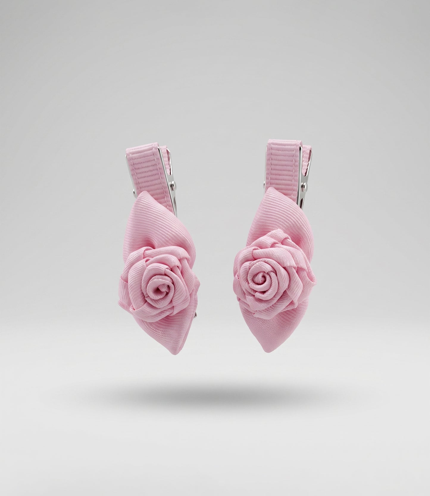 Pinche recién nacida con flores Talla única / Rosado