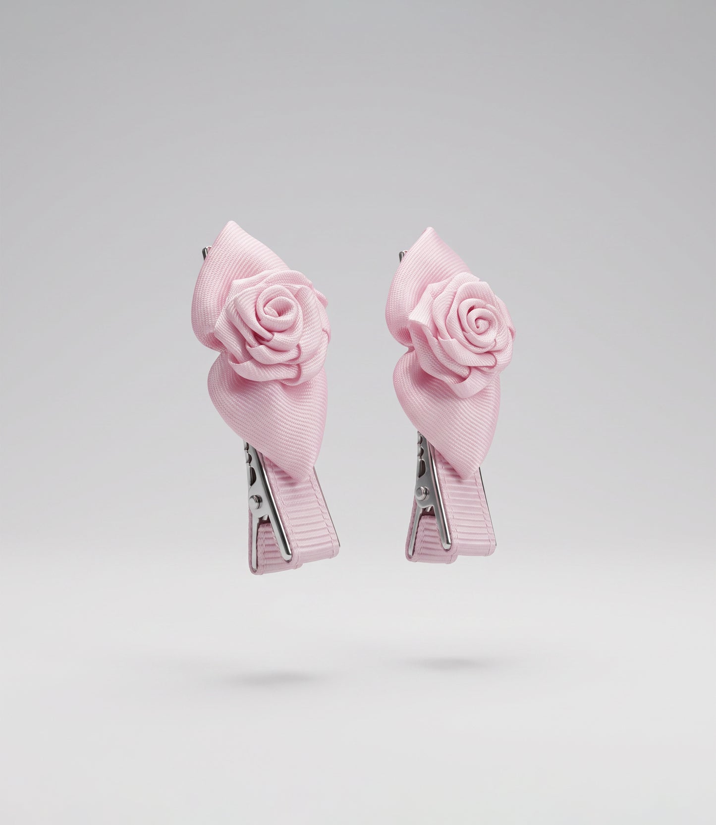 Pinche recién nacida con flores Talla única / Rosado
