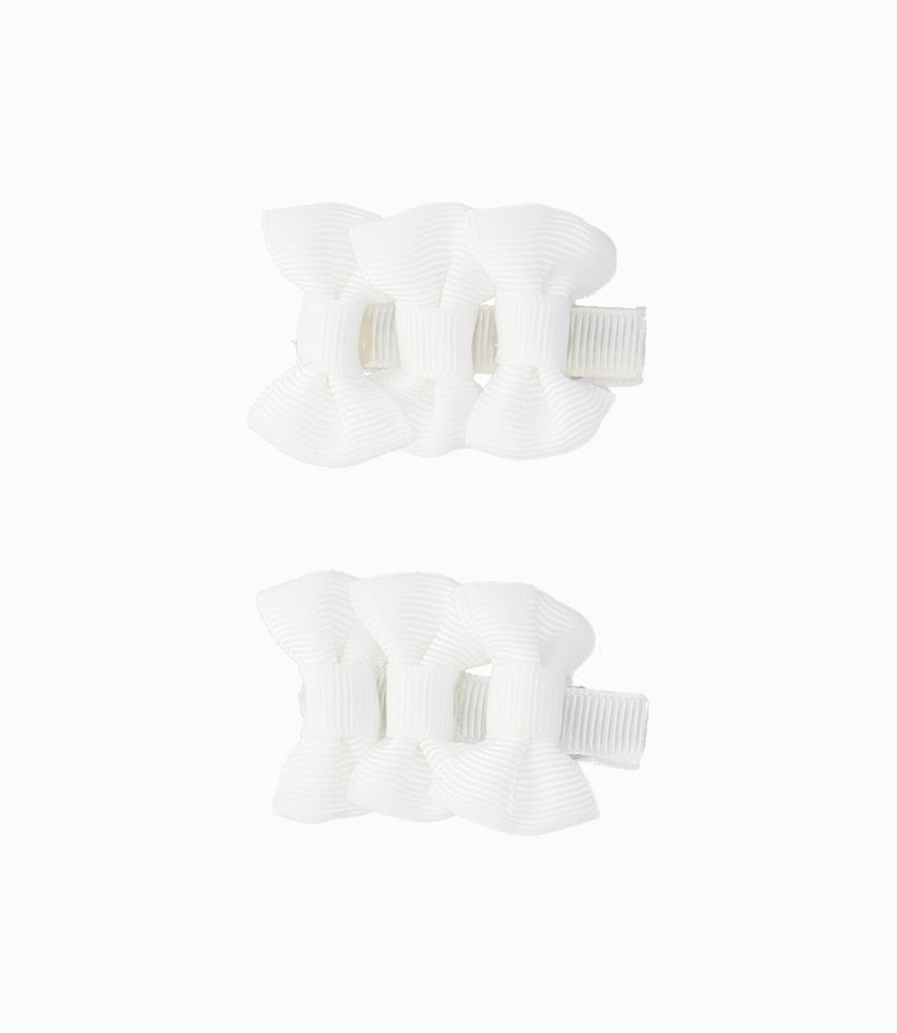 Pinche recién nacida 3 unidades Talla única / Blanco