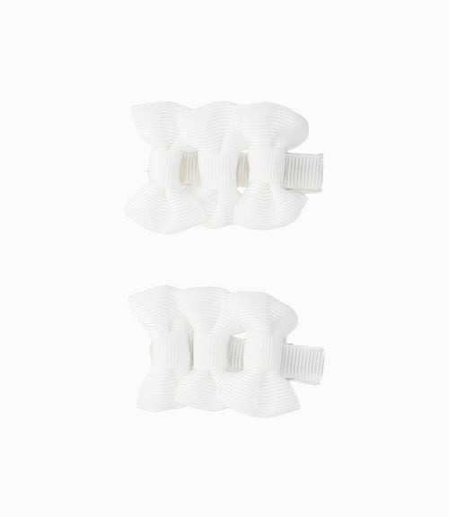 Pinche recién nacida 3 unidades Talla única / Blanco