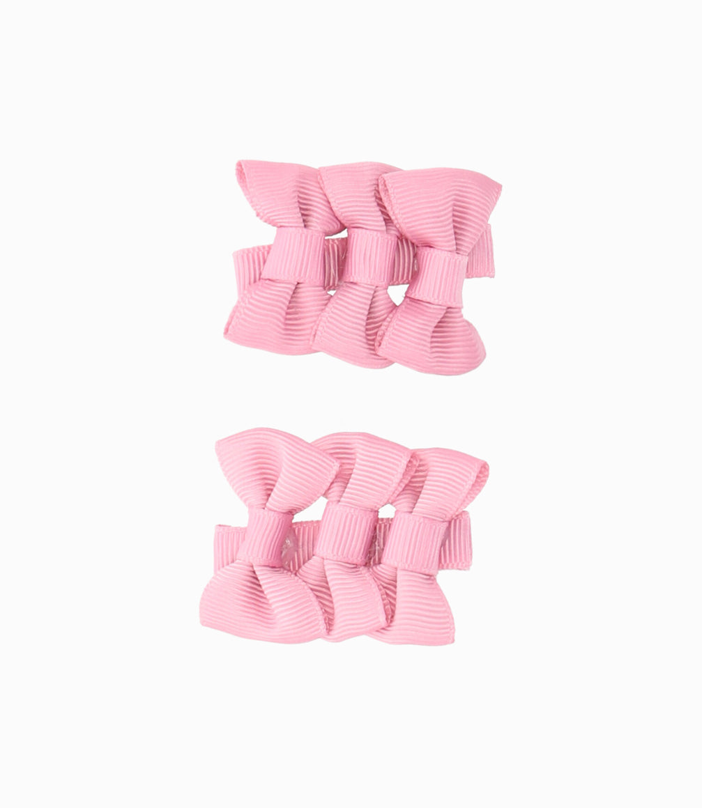 Pinche recién nacida 3 unidades Talla única / Palo Rosa
