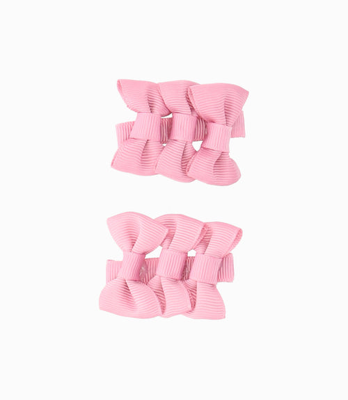 Pinche recién nacida 3 unidades Talla única / Palo Rosa