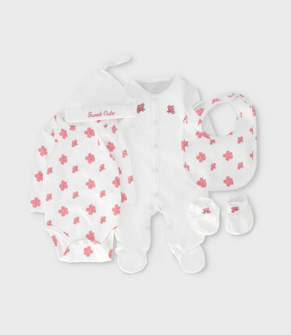 Set general recién nacida 5 piezas