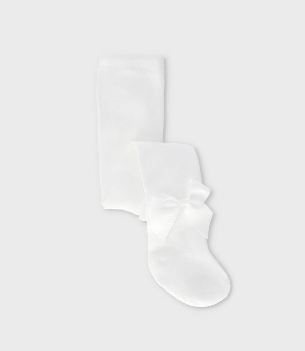 Panty recién nacida de algodón con lazos 0-6 meses / Crudo
