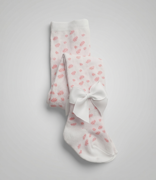 Panty recién nacida de algodón con lazo 0-6 meses / Crudo