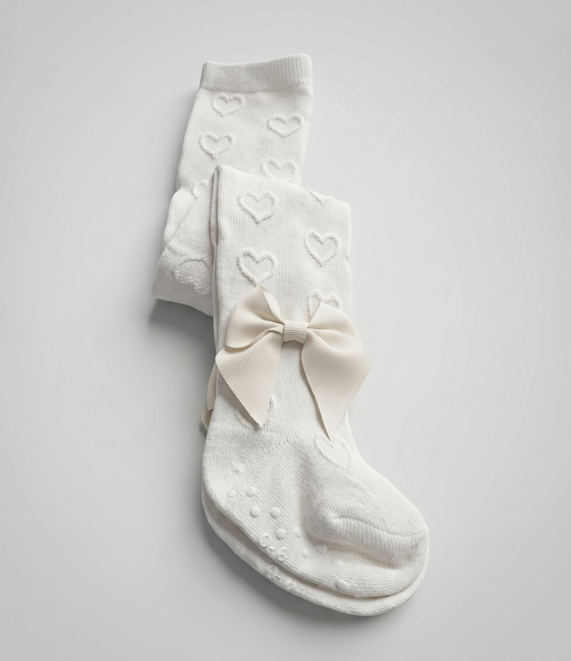 Panty recién nacida de algodón con lazo 0-6 meses / Crudo