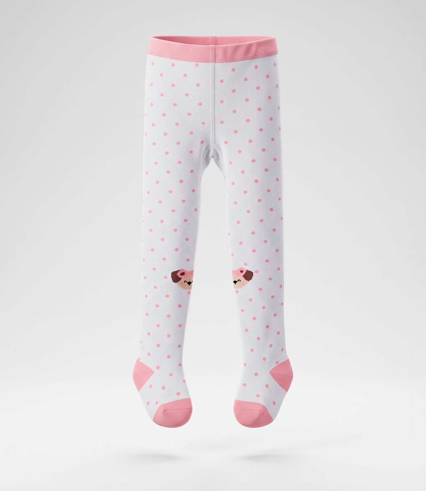 Panty recién nacida de algodón con lazo 6-12 meses / Blanco