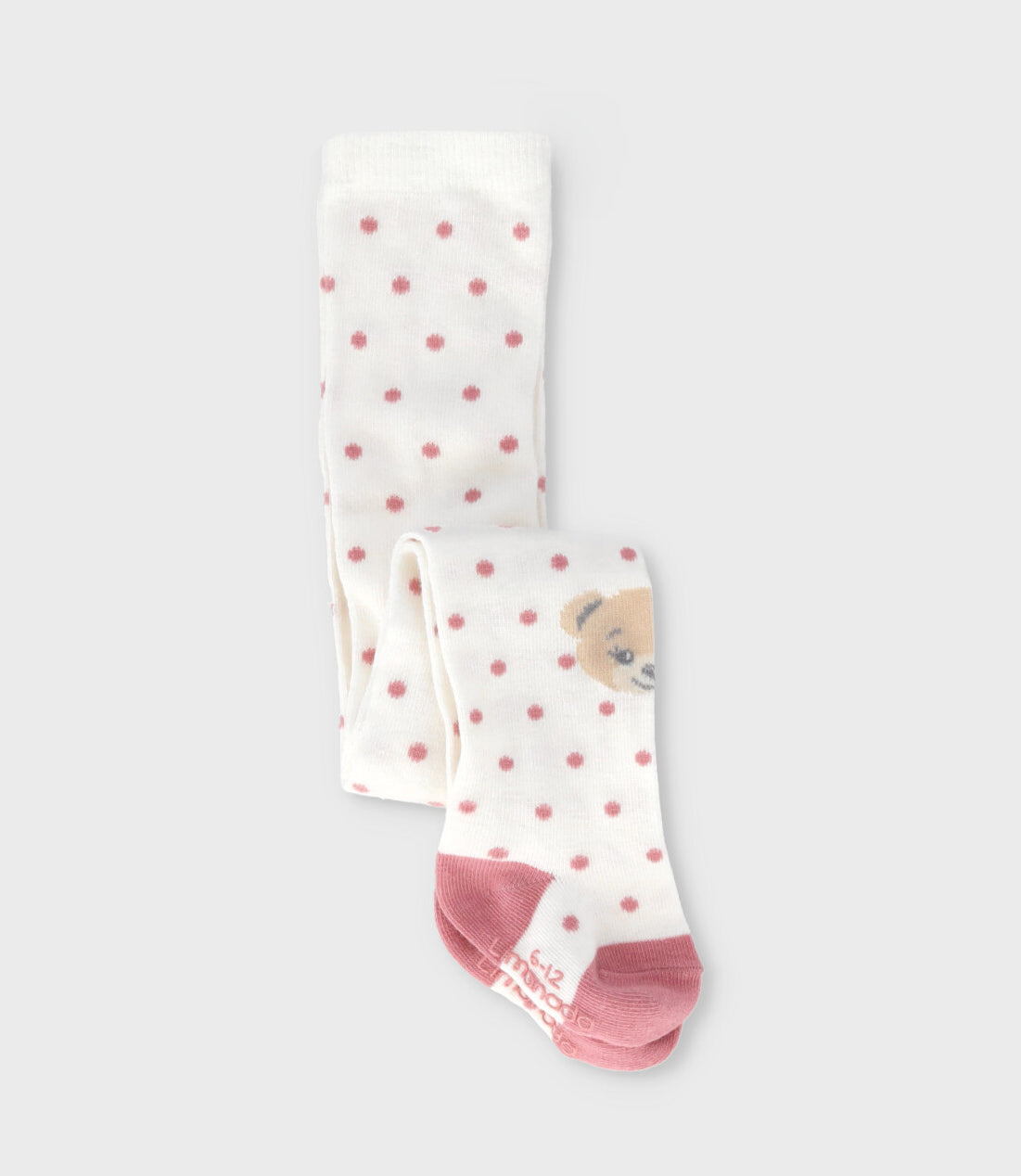 Panty recién nacida con osito 0-6 meses / Blanco