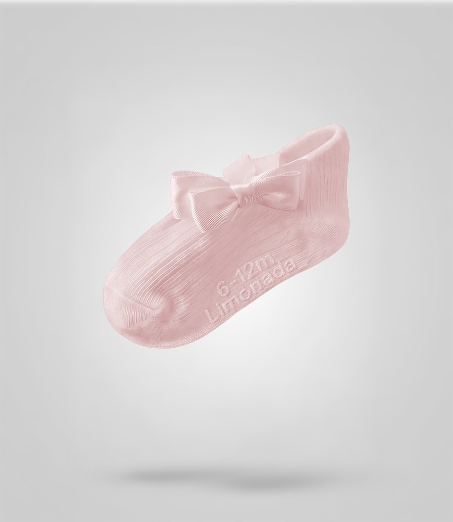 Calcetín recién nacida con elástico 0-6 meses / Coral