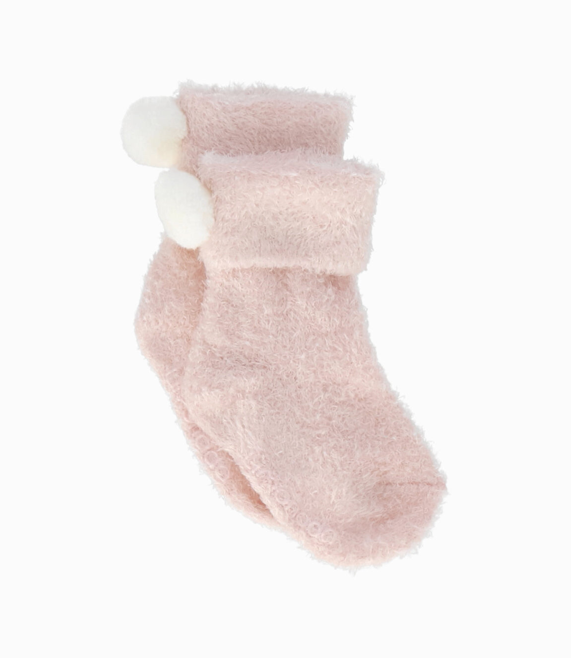 Calcetín recién nacida con diseño 0-6 meses / Rosado