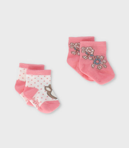 Pack calcetín recién nacida 2 unidades