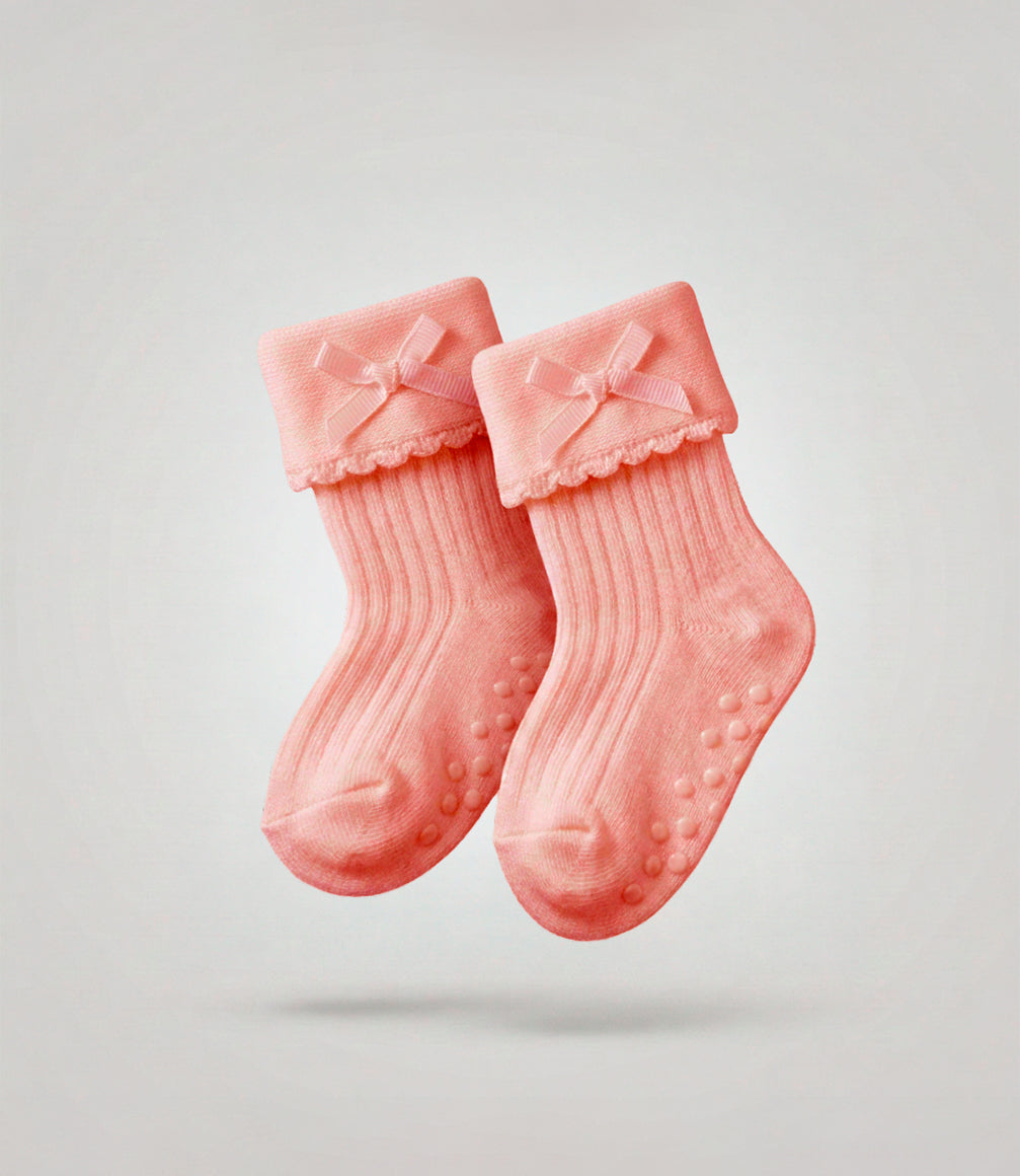 Pack calcetín recién nacida 2 pares 0-6 meses / Rosado