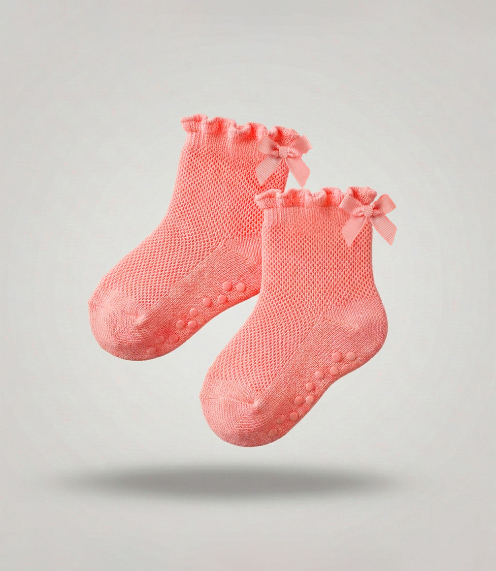 Pack calcetín recién nacida 2 pares 0-6 meses / Rosado