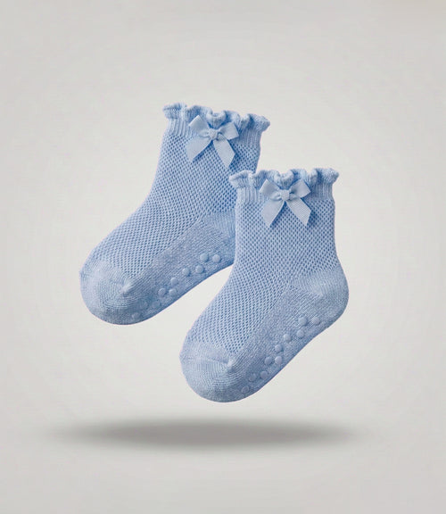 Pack calcetín recién nacida 2 pares 0-6 meses / Celeste