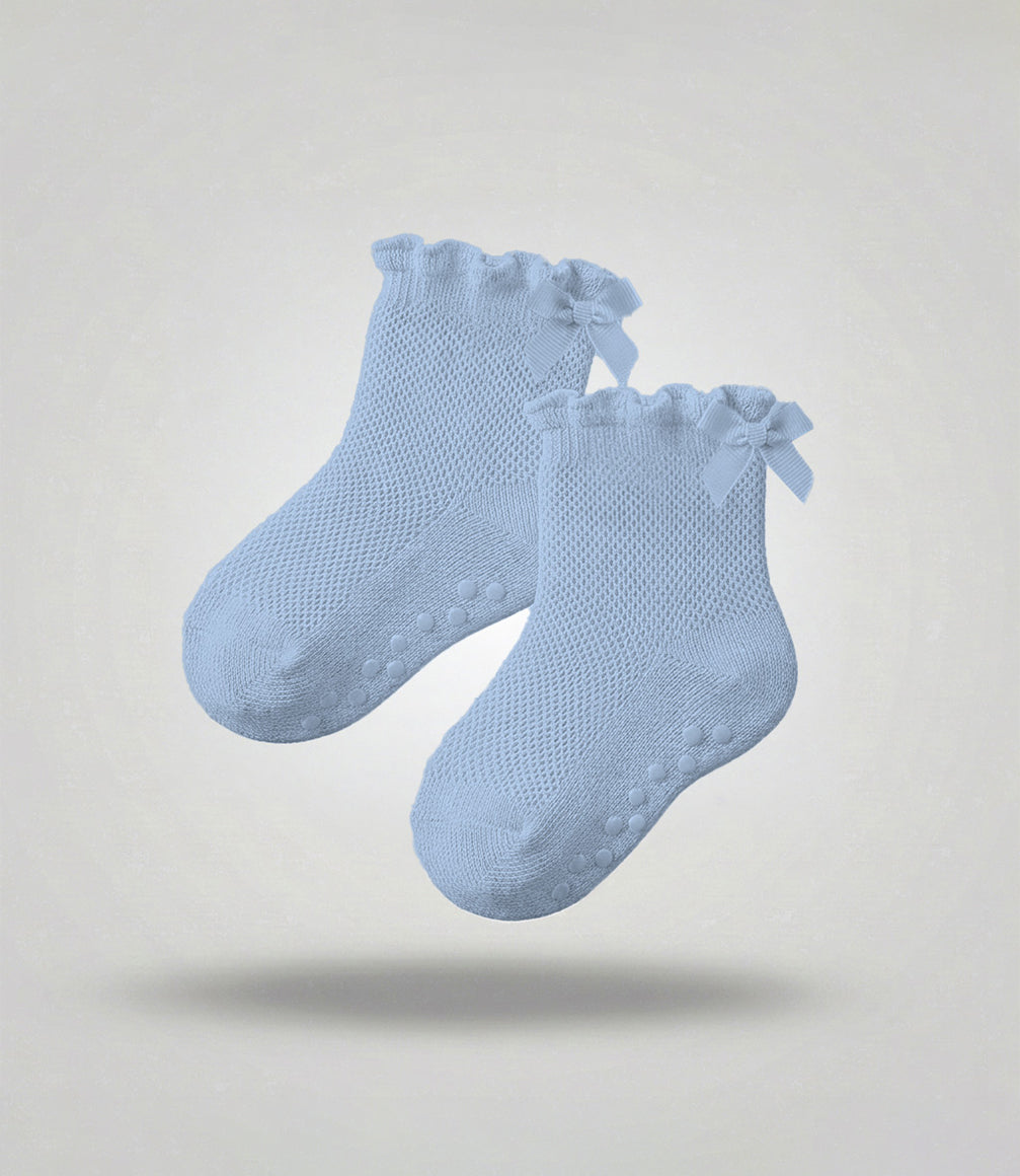 Pack calcetín recién nacida 2 pares 0-6 meses / Celeste
