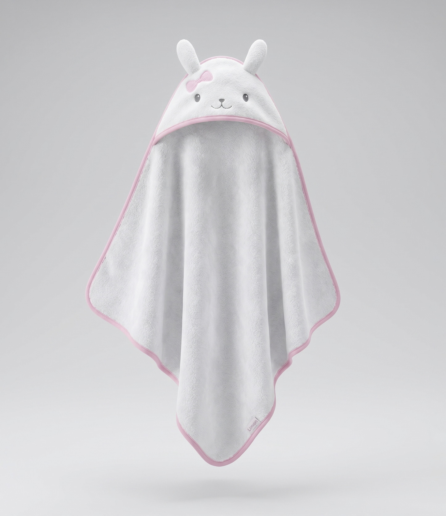Toalla recién nacida con gorro Talla única / Crudo