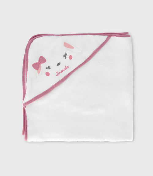 Toalla recién nacida envolvente Talla única / Rosado