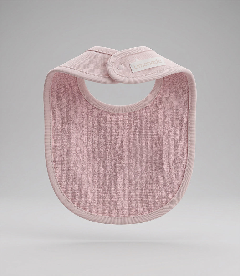 Babero recién nacida de conejo Talla única / Rosado