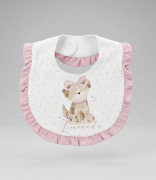 Babero recién nacida de perro Talla única / Crudo