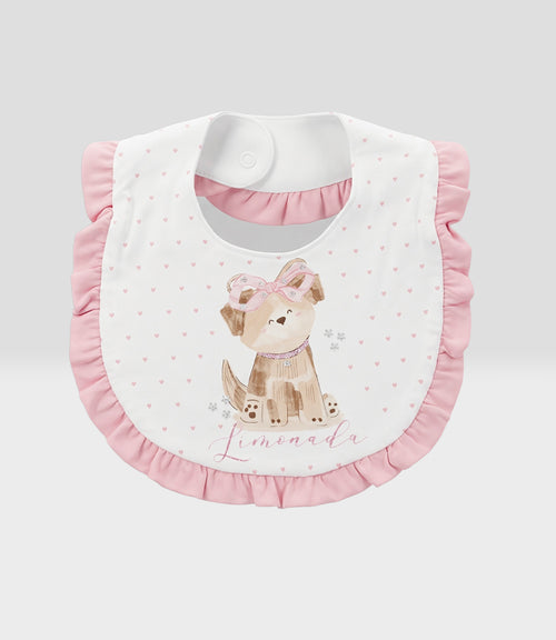 Babero recién nacida de perro Talla única / Crudo
