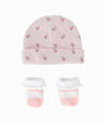 Pack recién nacida de gorro y calcetines