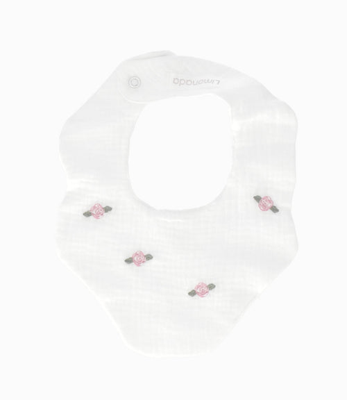 Pack babero recién nacida 2 unidades Talla única / Blanco