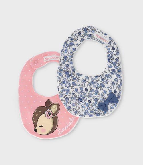 Pack babero recién nacida 2 unidades