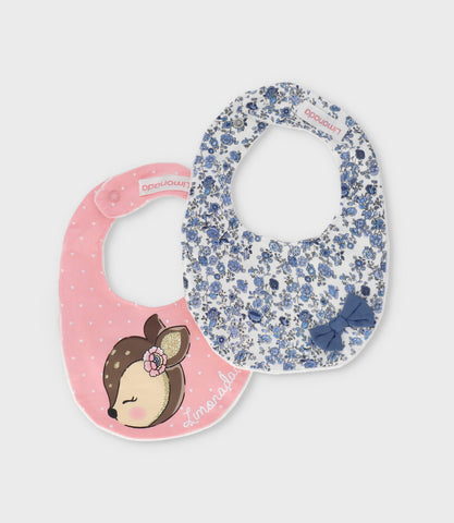 Pack babero recién nacida 2 unidades