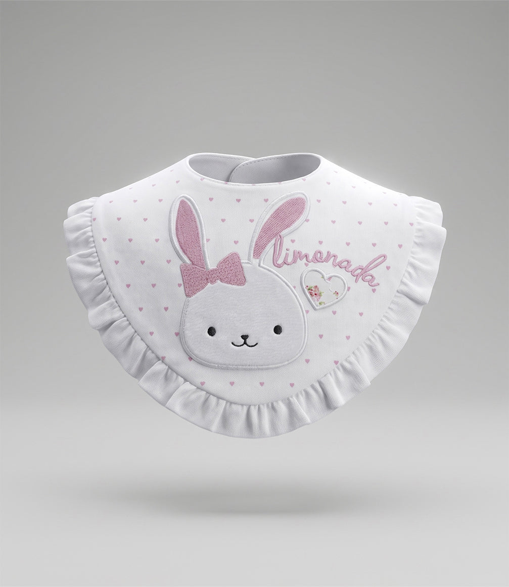 Pack babero recién nacida 2 unidades Talla única / Rosado