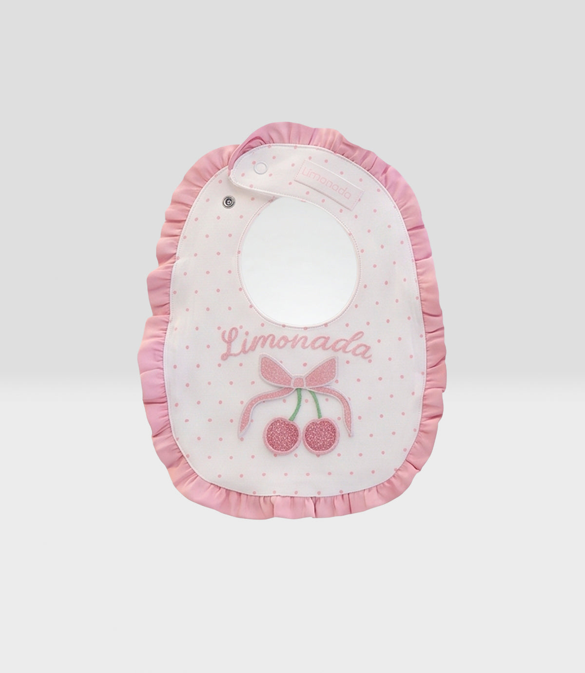 Pack babero recién nacida 2 unidades Talla única / Rosado