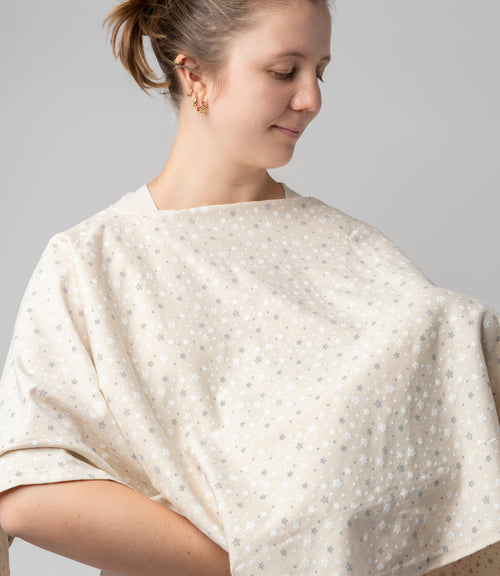 Manta de lactancia recién nacida con estrellas