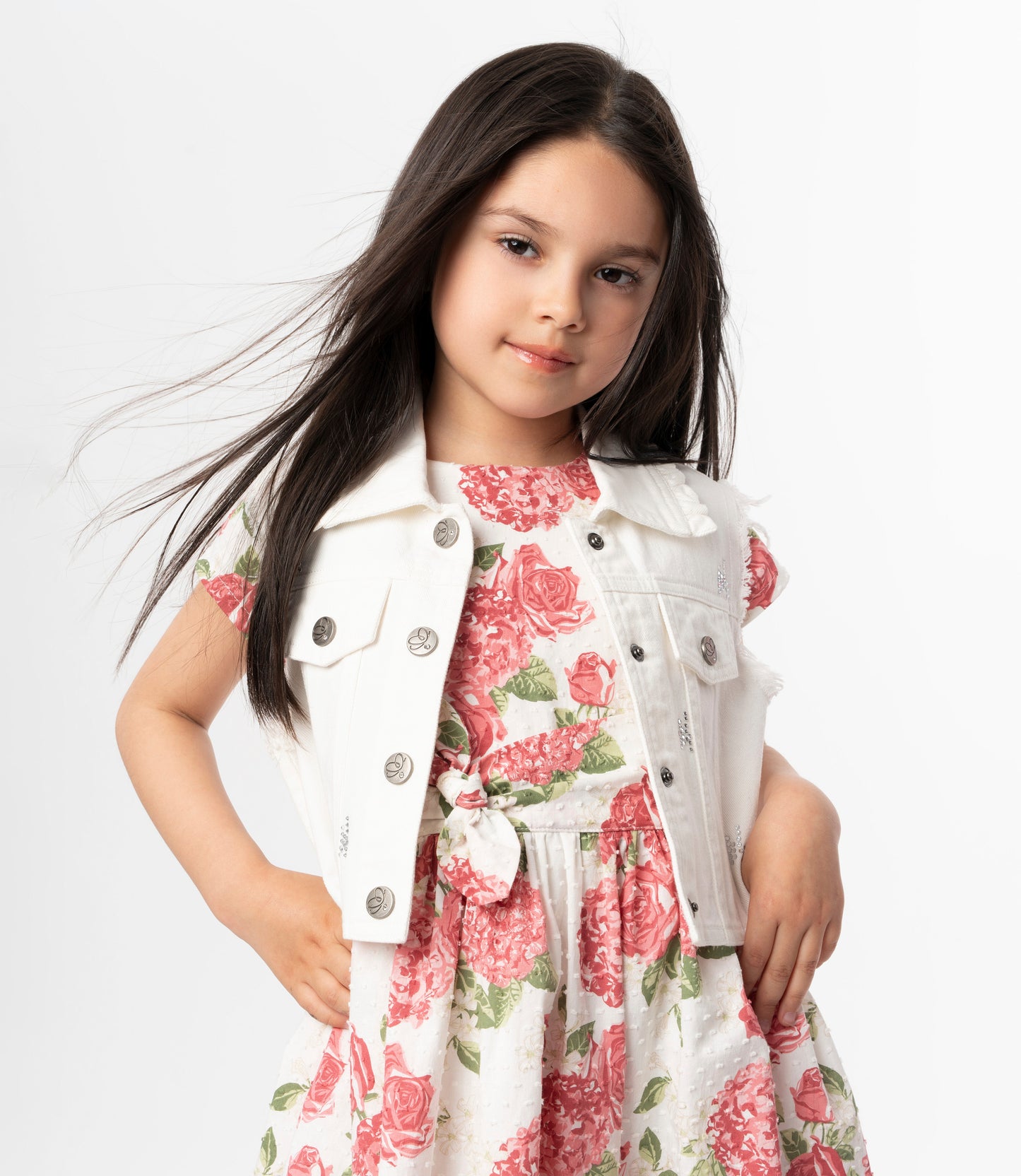 Chaqueta niña sin mangas