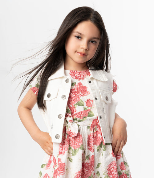 Chaqueta niña sin mangas