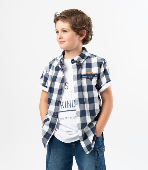Camisa niño con cuadros