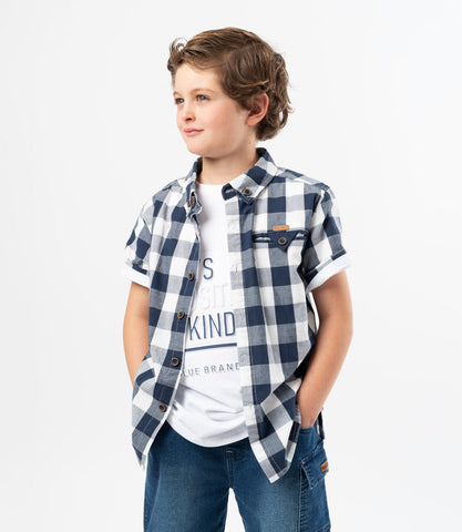 Camisa niño con cuadros