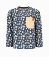 Polera niño floreada