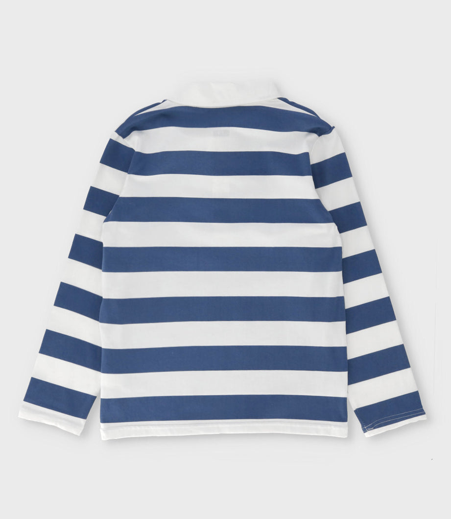 Polera niño con rayas 2 años / Celeste