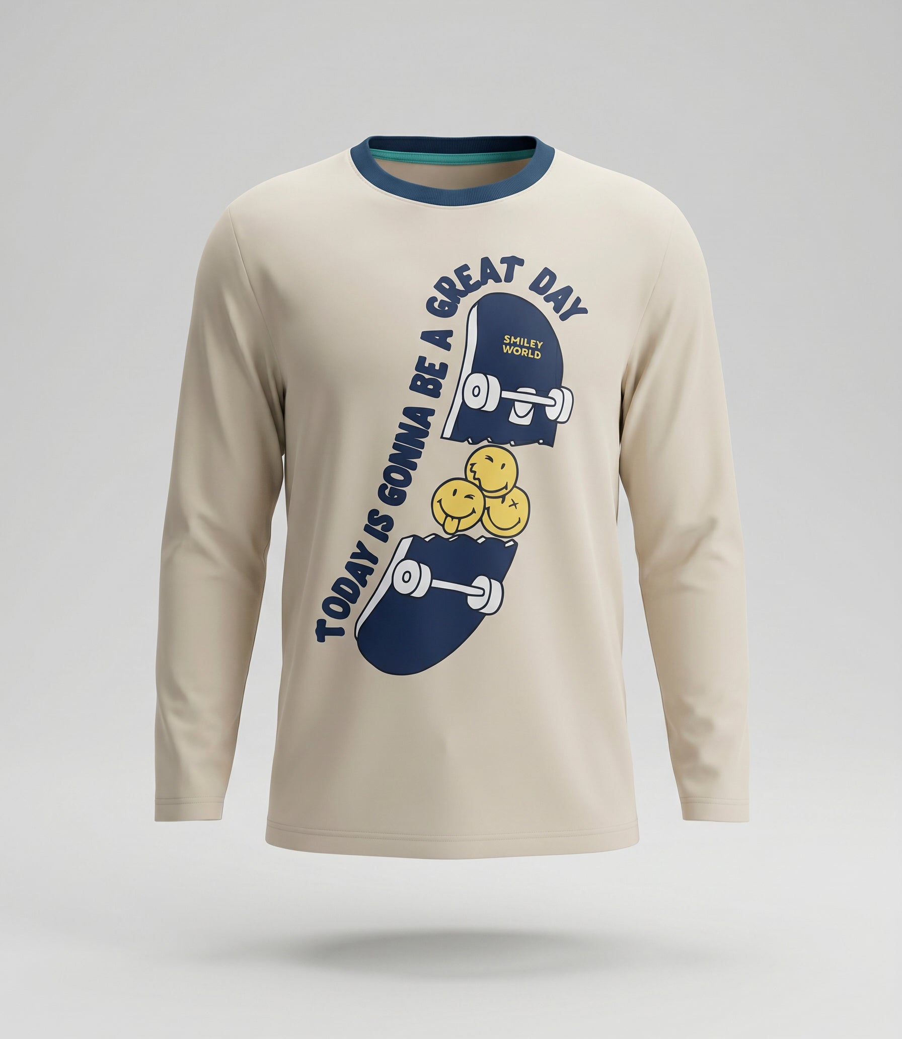 Polera niño skate 2 años / Crudo