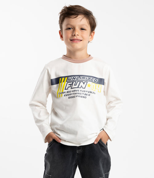 Polera niño con diseño