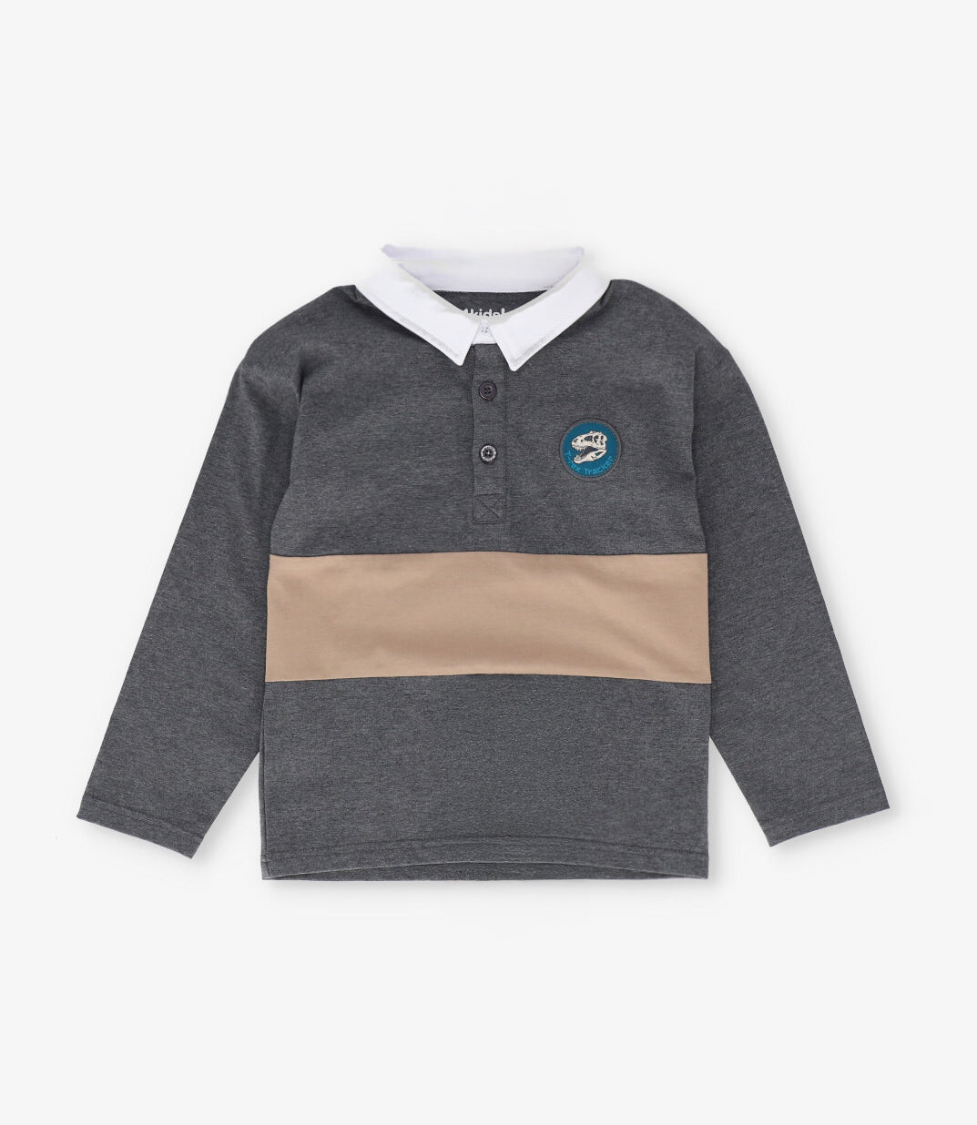 Polera niño con cuello 2 años / Gris