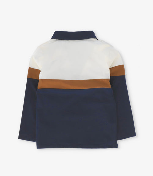 Polera niño con cuello 2 años / Azul Marino