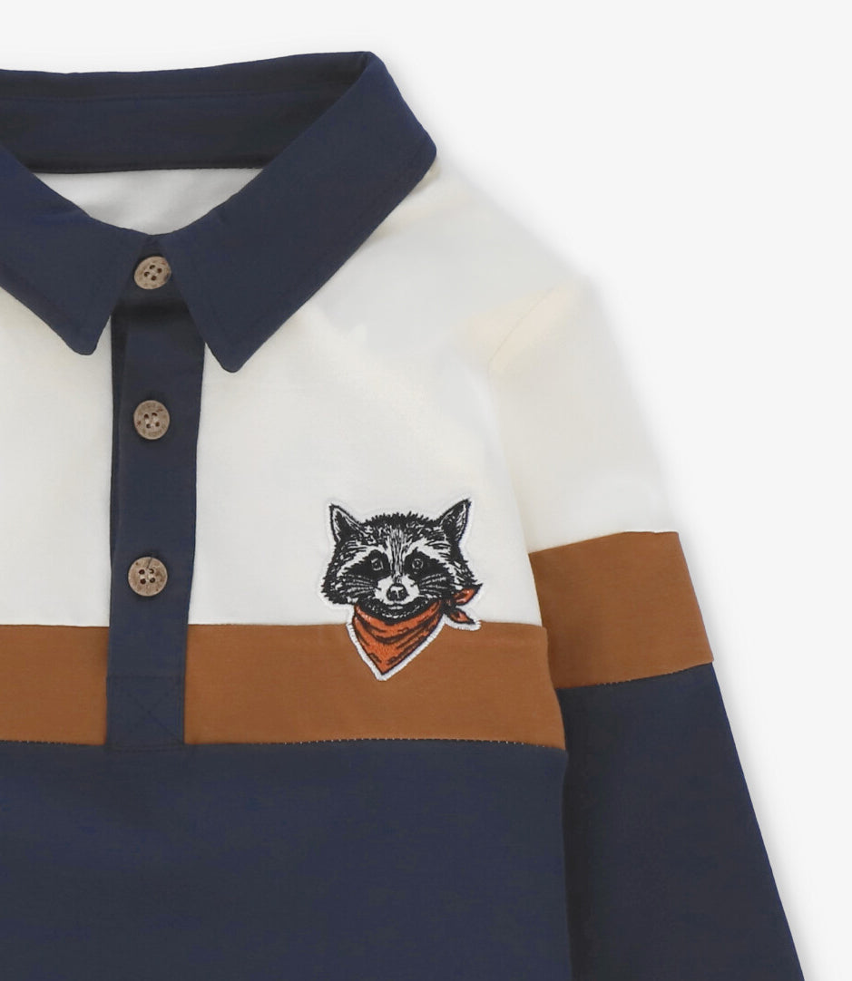 Polera niño con cuello 2 años / Azul Marino
