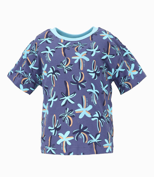 Polera Niño Palmeras 2 años / Azul