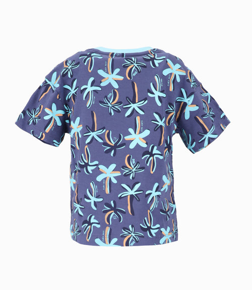 Polera Niño Palmeras 2 años / Azul