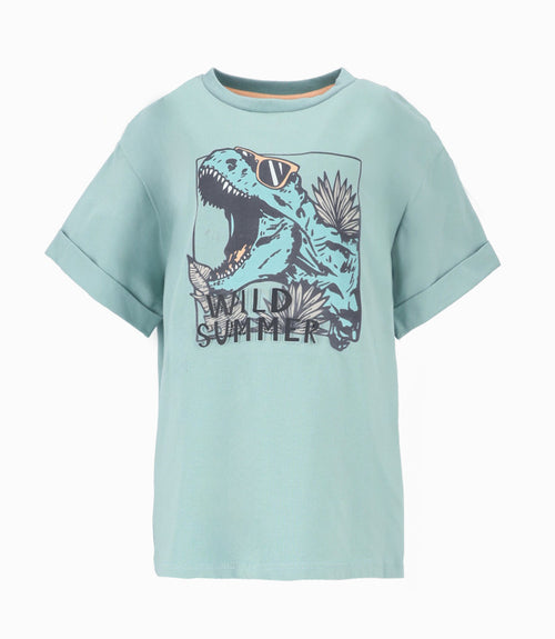 Polera niño wild summer 2 años / Verde