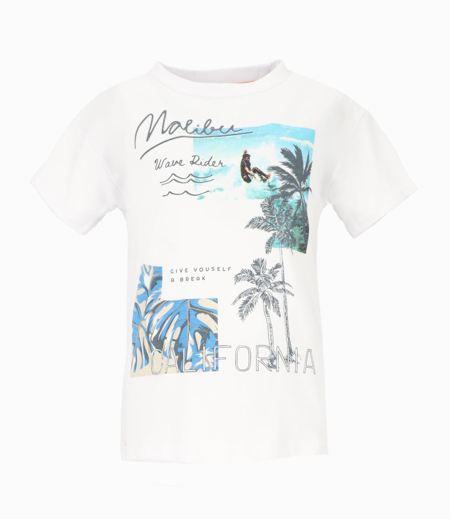 Polera niño malibu 2 años / Blanco