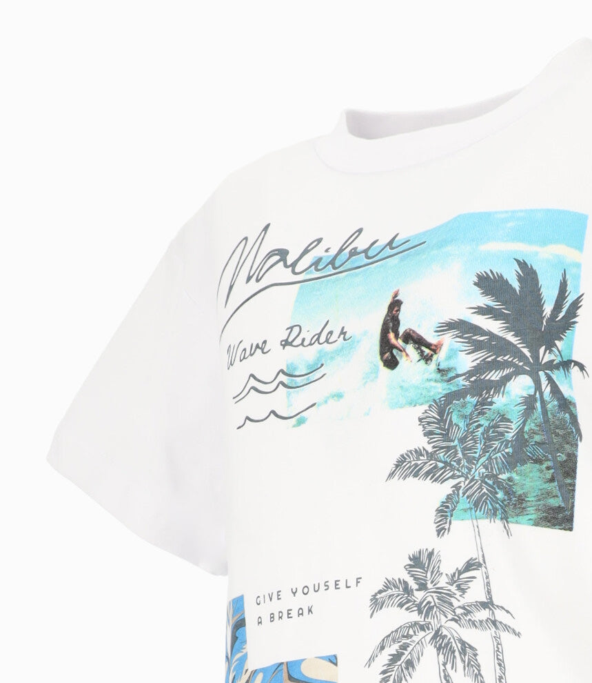 Polera niño malibu 2 años / Blanco