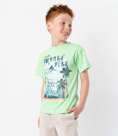 Polera niño summer 2 años / Verde