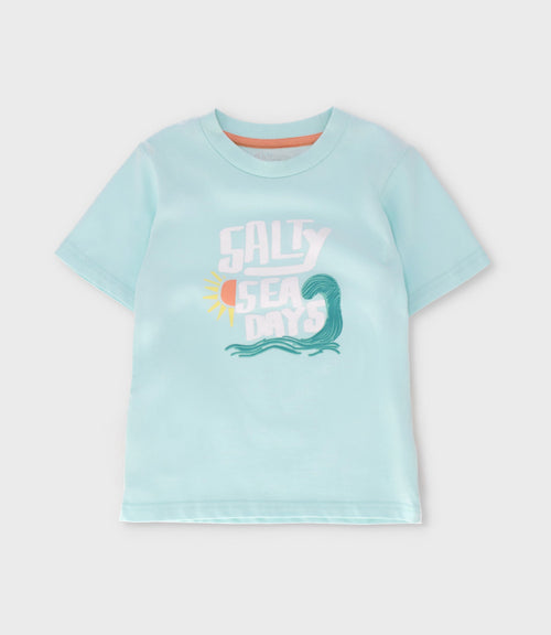 Polera niño sea days 2 años / Menta